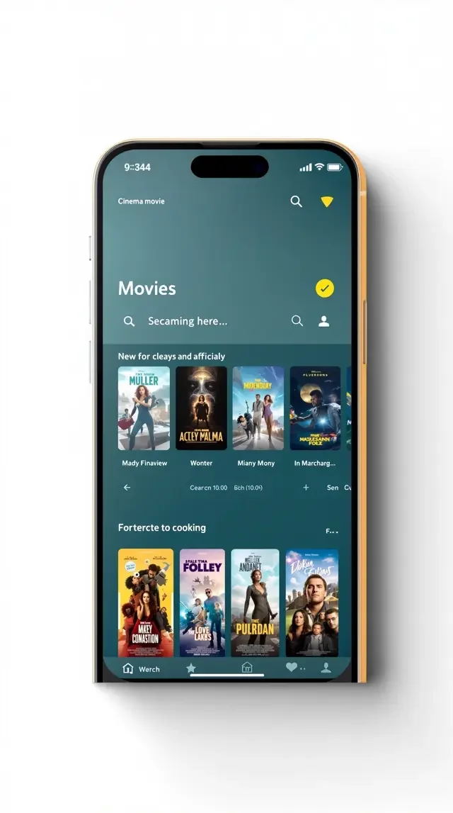 韩国视频APP 手机界面